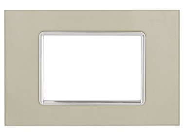 Placca vetro gem 6003bl-5 3p champagne