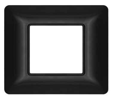 Placca tecnopol. t3 5002-02 2p nero