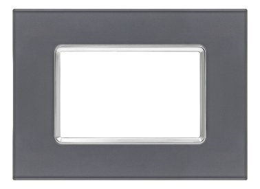 Placca vetro joy 5003bl-3 3p grigio