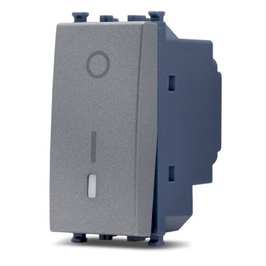 Interruttore bipolare sun-t5 902g grigio