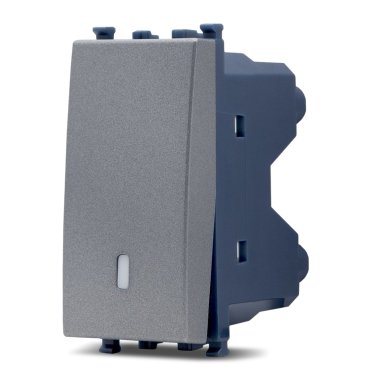 Deviatore unipolare sun-t5 903g grigio