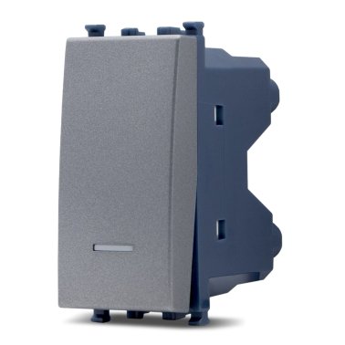 Deviatore unipolare spia sun-t5 963g grigio