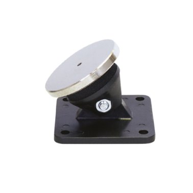 Controplacca con snodo 60 mm nera