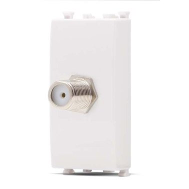 Presa satellitare gem 625b 1p bianco