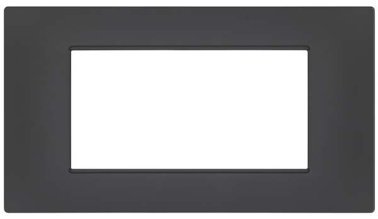 Placca soft-touch gem-t2 4p 6004st-6 antracite