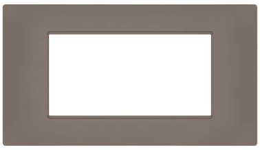 Placca soft-touch gem-t2 4p 6004st-7 tortora