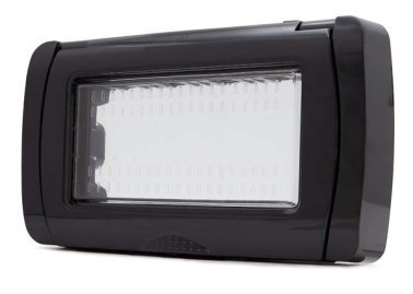 Placca idrobox ip55 t3 s5004n 4p nero