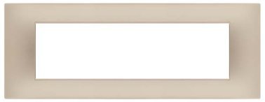 Placca soft-touch gem-t2 7p 6007st-5 champagne