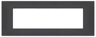 Placca soft-touch gem-t2 7p 6007st-6 antracite