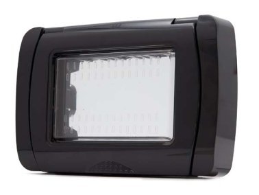 Placca idrobox ip55 art s8003n 3p nero