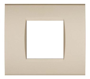 Placca soft-touch art-t1 2p 8002st-5 champagne