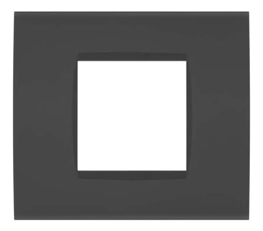 Placca soft-touch art-t1 2p 8002st-6 antracite