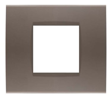 Placca soft-touch art-t1 2p 8002st-7 grigio
