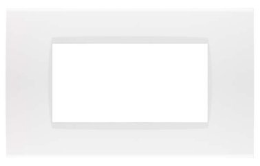 Placca soft-touch art-t1 4p 8004st-1 bianco