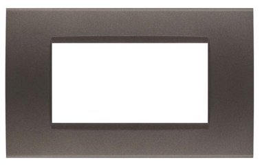 Placca soft-touch art-t1 4p 8004st-4 testa di moro