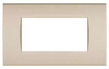 Placca soft-touch art-t1 4p 8004st-5 champagne