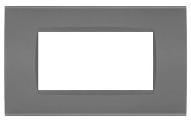 Placca soft-touch art-t1 4p 8004st-8 grigio