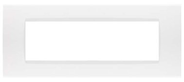 Placca soft-touch art-t1 7p 8007st-1 bianco