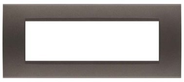 Placca soft-touch art-t1 7p 8007st-4 testa di moro