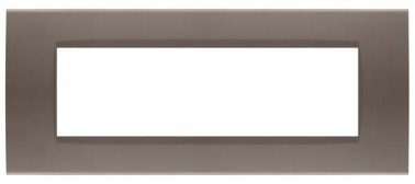 Placca soft-touch art-t1 7p 8007st-7 tortora