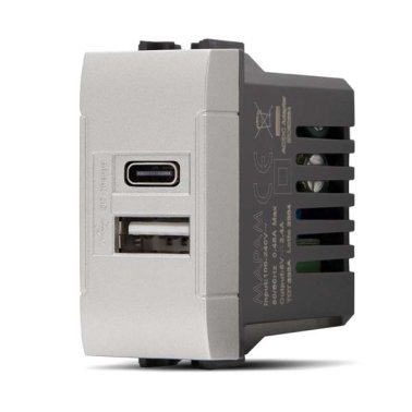 Presa usb 2.4a a+c t1