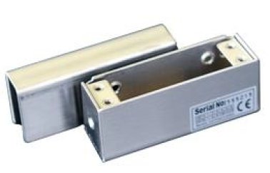 Staffa in acciaio per porte in vetro