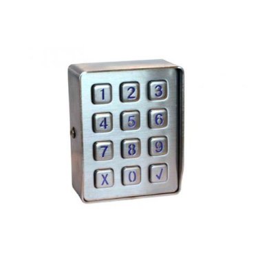 Terminale antivandalo in acciaio inox per controll