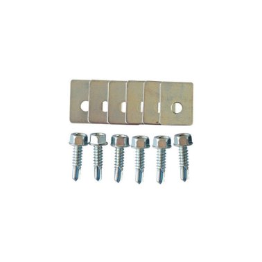 Accessori per fissaggio cremagliera pvc a 6 attacc