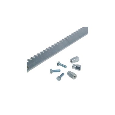 Crm3012 - cremagliera in acciaio 1 mt con  attacch