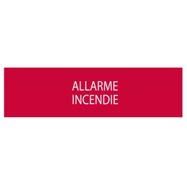 Dicitura serie 50xx alarme incendie