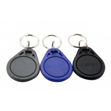 Portachiavi mifare 1k neri con numero st. 100 pcs