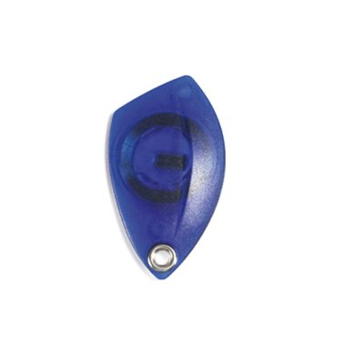 Scheda portachiavi blu