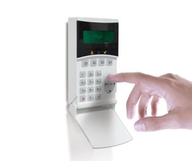 Tastiera lcd compatta con 2 linee in/out programm.