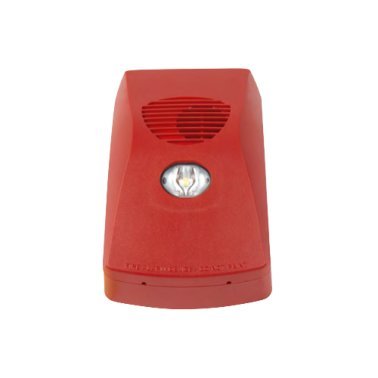 Avvisatore acustico rosso vad a parete indirizzato