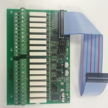 Scheda 16 relÈ per nfg-8 con portata contatti da