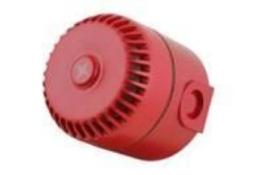 Sirena di tipo convenzionale, di colore rosso, mon