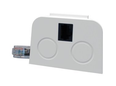 Adattatore connessione rj45 esterno armadio con pa