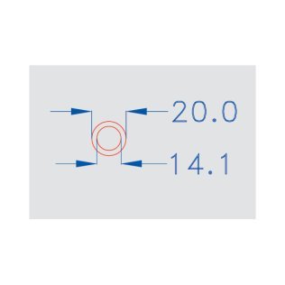 Tubo corrugato diam 20 - mat 100 mt - prz al mt