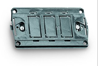 Supporto in policarbonato per interrutori tipo tic