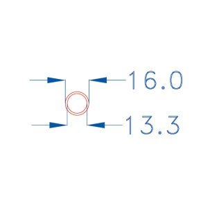 Tubo rigido pesante diam 16