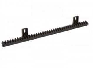 B120 cremagliera pvc nera m4x500 +viti +piastrine