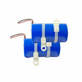 Batteria litio 3.6v 19ah con connettori per versi