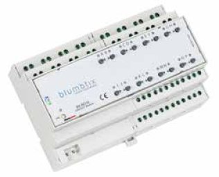 Attuatore multifunzione knx m-din 8/16 out (16a)