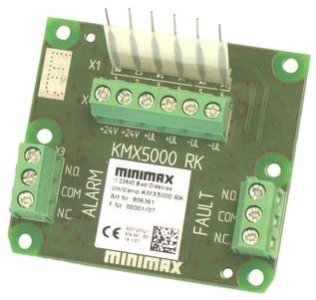 Modulo con due uscite relÈ di guasto e allarme, d