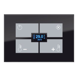 Qubik elettronica termostato con umidostato 120x80