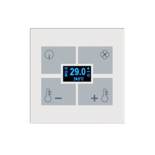 Qubik elettronica termostato con umidostato e co2
