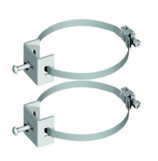 Sistema di fissaggio 35x35 mm per inst. sensori pe