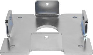 Base 120x120x4 mm - acciaio - zincatura galvanica