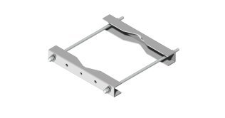 Ganasce 250x50x45 mm per pali Ø 60 ÷ 200 mm - in