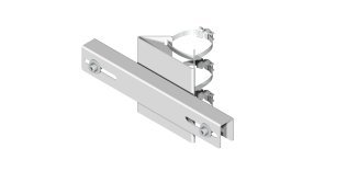 Supporto con tripla fascetta per pali Ø 60 ÷ 90